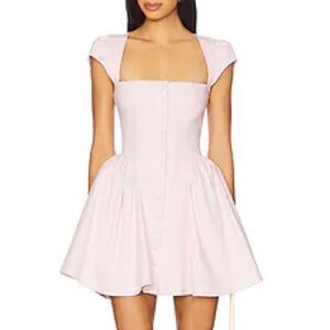 MAJORELLE Light Pink Cap Sleeve Mini Dress